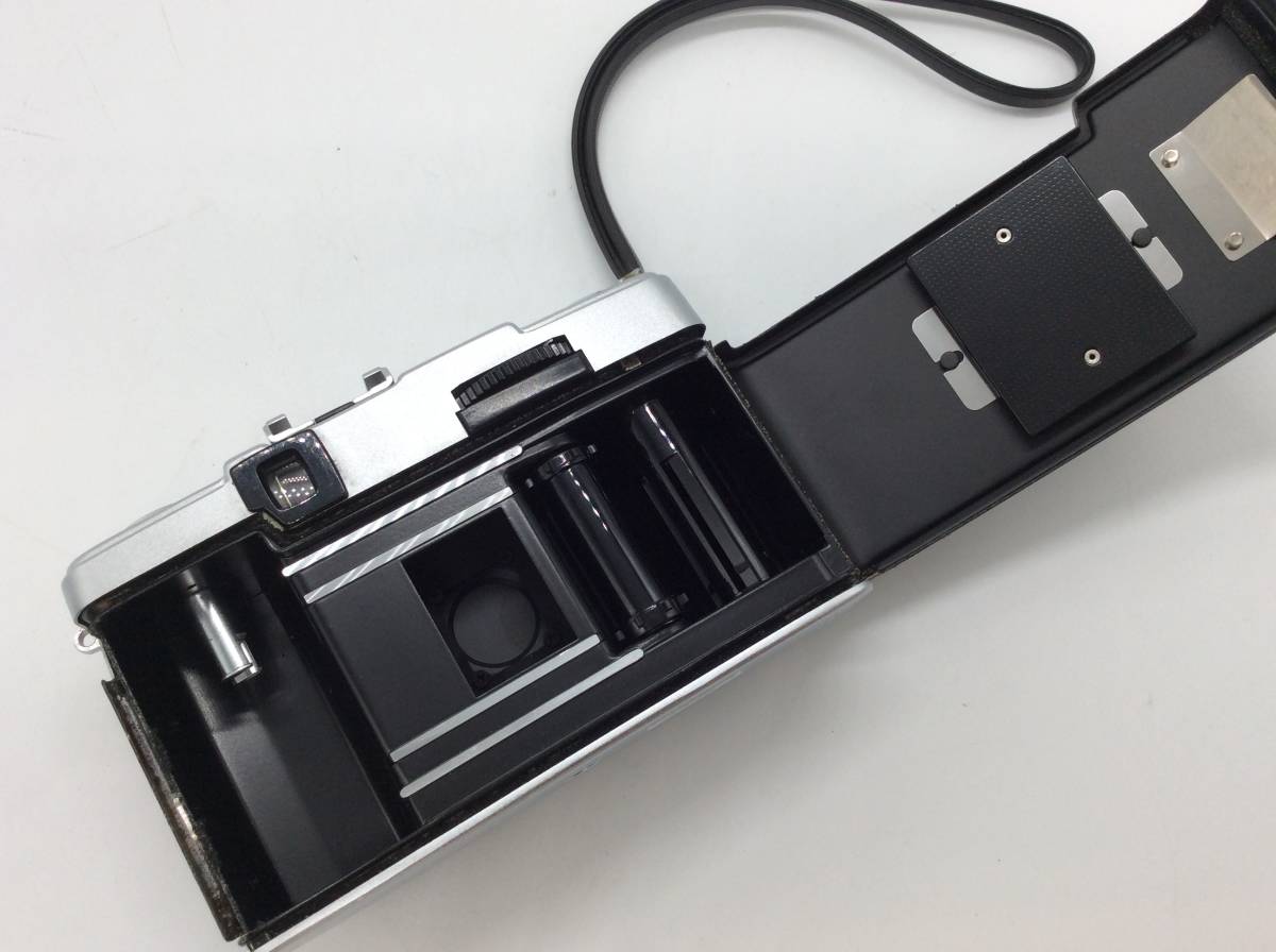 8929□ オリンパス OLYMPUS PEN EE-2 革ケース付属 シャッター〇 8929