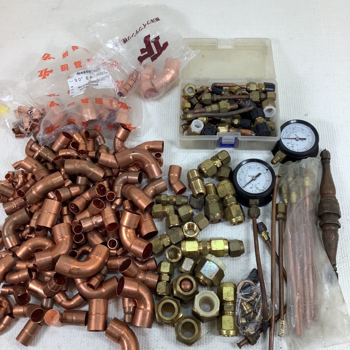 低価，正規品 A5016 保管品 銅継手 約8kg 大量おまとめセット 画像参照(工事用材料)｜売買されたオークション情報、yahooの商品情報をアーカイブ公開 - オークファン 工事用材料