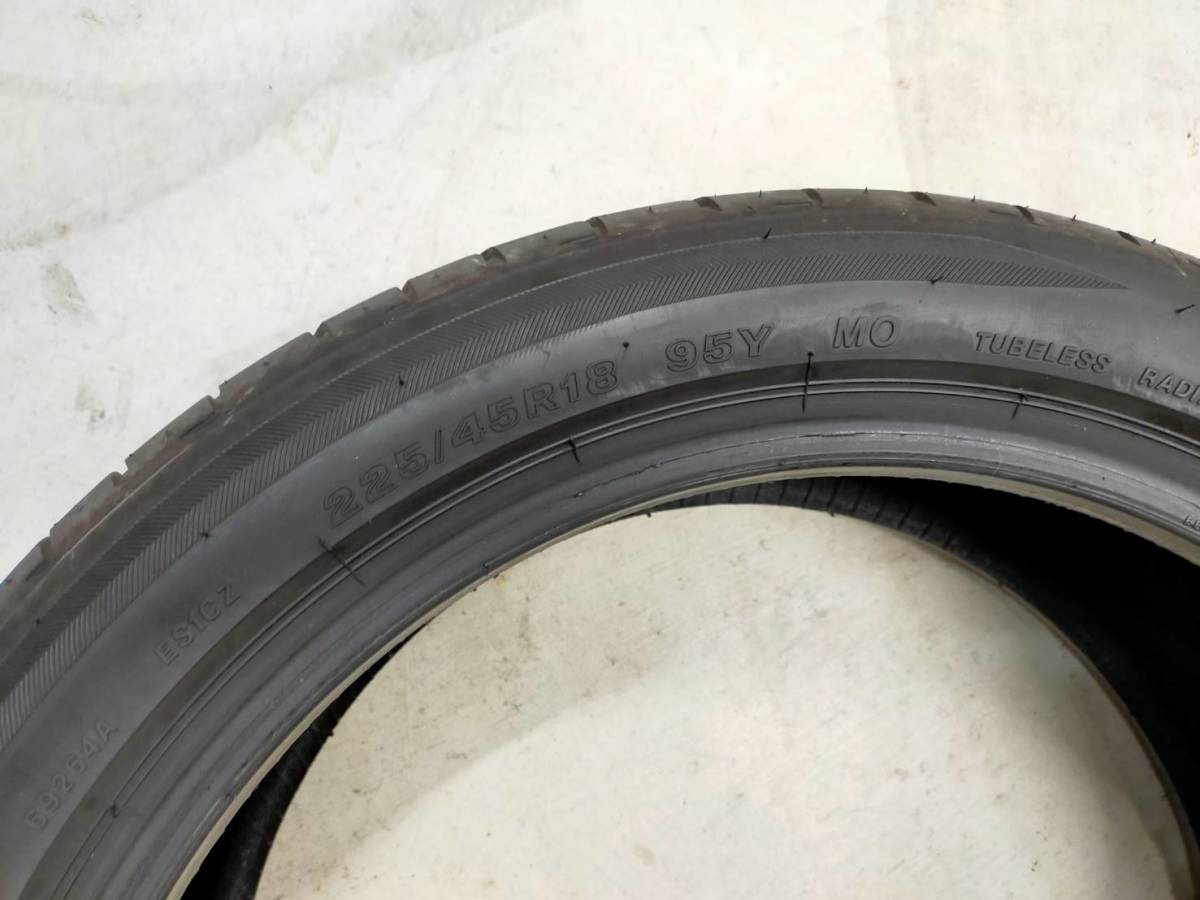 2019年製 超バリ溝 ブリヂストン ポテンザ S001 225/45R18 2本