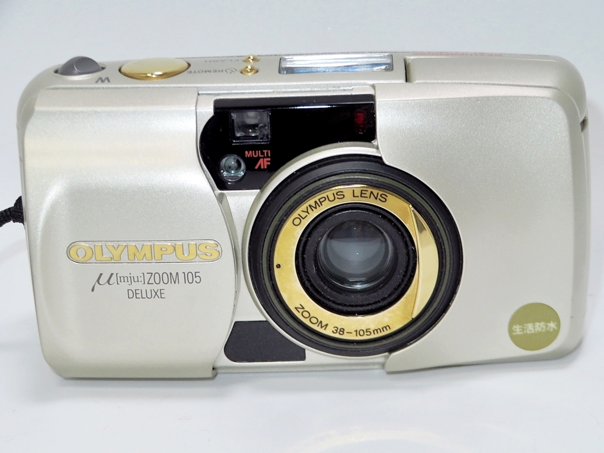 OLYMPUS μ [mju:] ZOOM 105 DELUXE LENS ZOOM 38-105mm オリンパス
