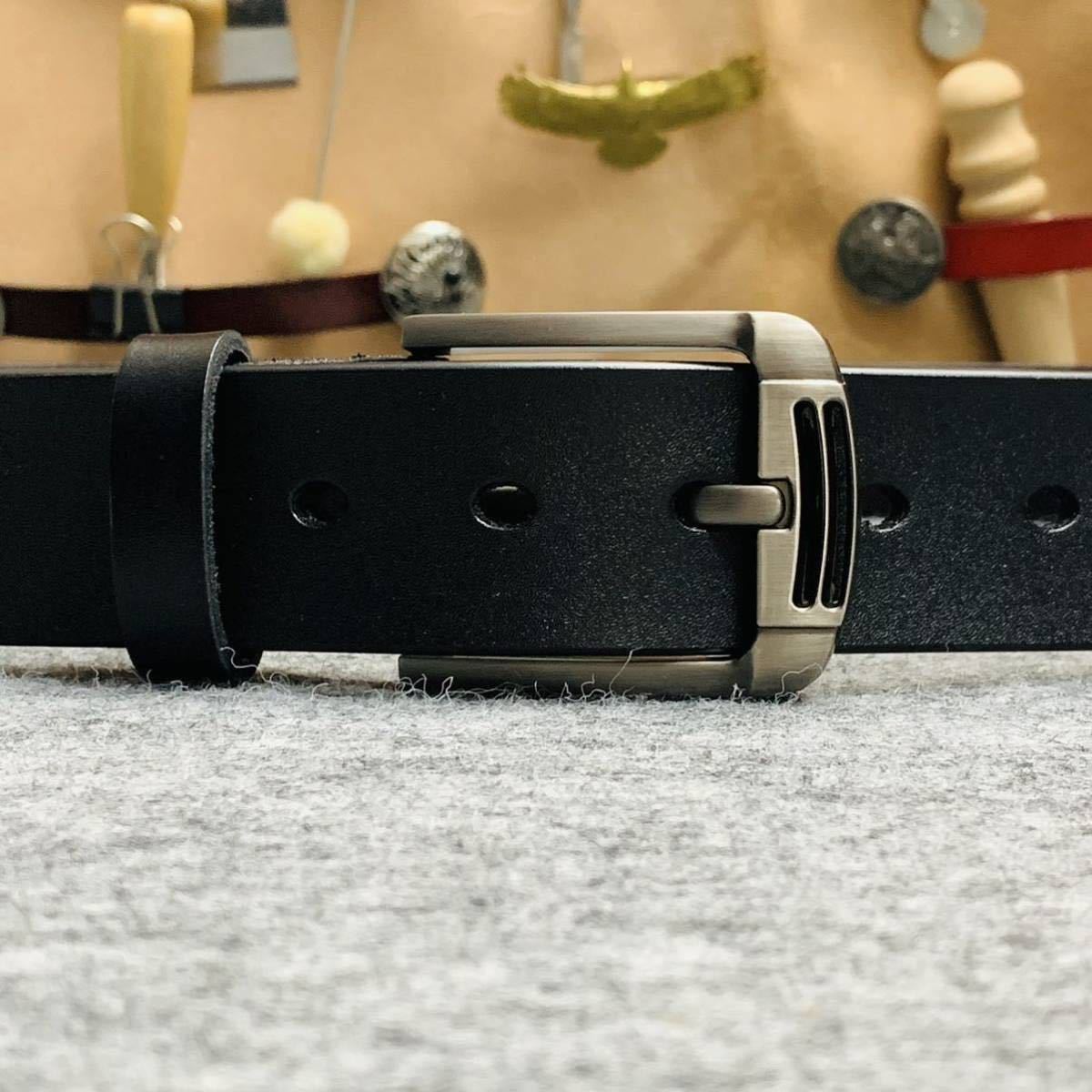 渋い 一枚革 1円 イタリアンレザー カジュアル スーツ ビジネス フリーサイズ ベルト メンズ 新品 本革 牛革 紳士 黒 お買得 牛革