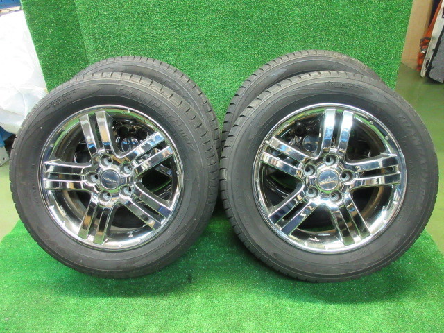 RAYS製 日産 純正 オーテック 16インチ 16x6J PCD114.3 +45 5H 195/60R16 4本　C25/C26/C27 セレナ B30 ラフェスタ等　　2022.1.12.O.8-A50 日産 オーテック 16インチ ウイングロード等 33996C バリ山