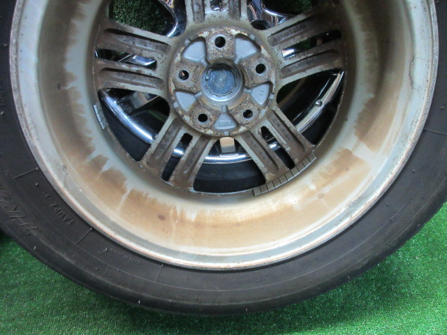 RAYS製 日産 純正 オーテック 16インチ 16x6J PCD114.3 +45 5H 195/60R16 4本　C25/C26/C27 セレナ B30 ラフェスタ等　　2022.1.12.O.8-A50 日産 オーテック 16インチ ウイングロード等 33996C バリ山