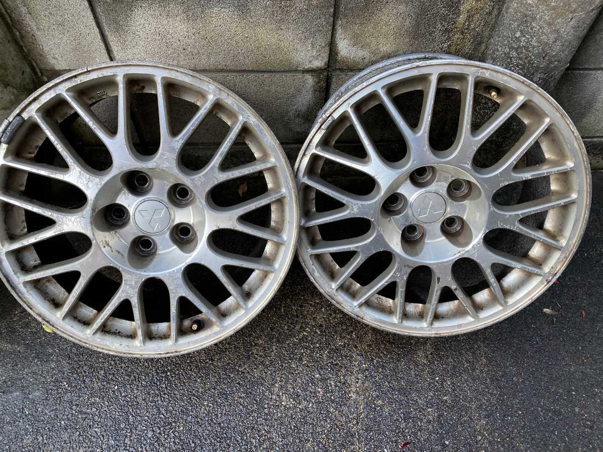 中古アルミホイール4本セット 三菱 CT9A ランサー 中古アルミホイール4本セット 三菱 CT9A ランサー