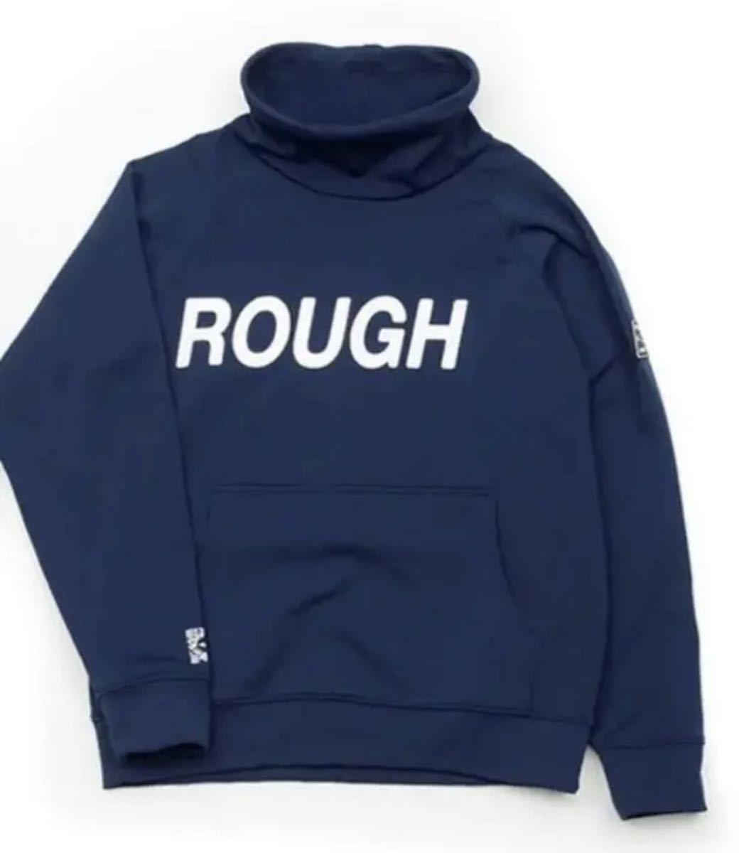 rough & swellラフアンド スウェル 裏なしアウター　XL ブルー ☆ラフアンドスウェル☆rough & swell☆BIG LOGO OFF TURTLE☆RSM
