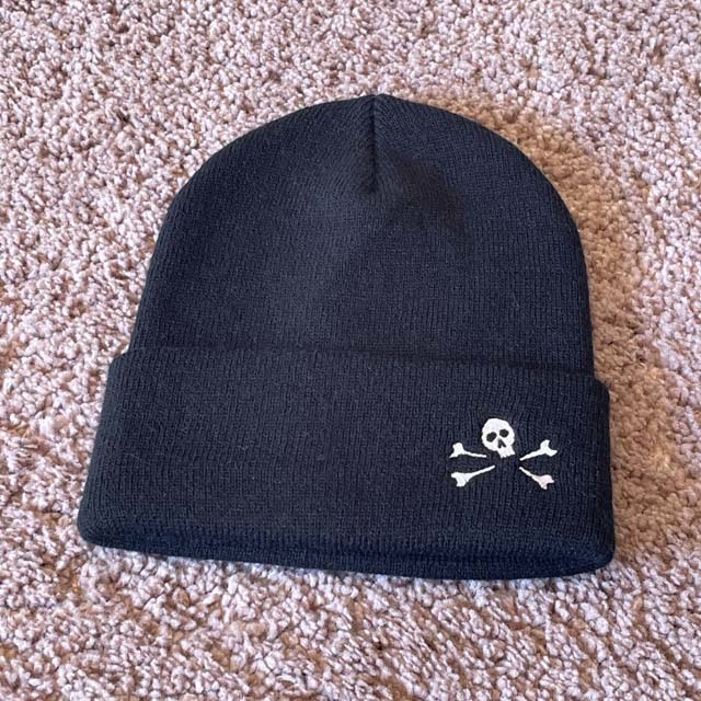 WHIZ/SKULL KNIT CAP/WL-H-06 /BLACK/FREEsize/新品 【公式通販】