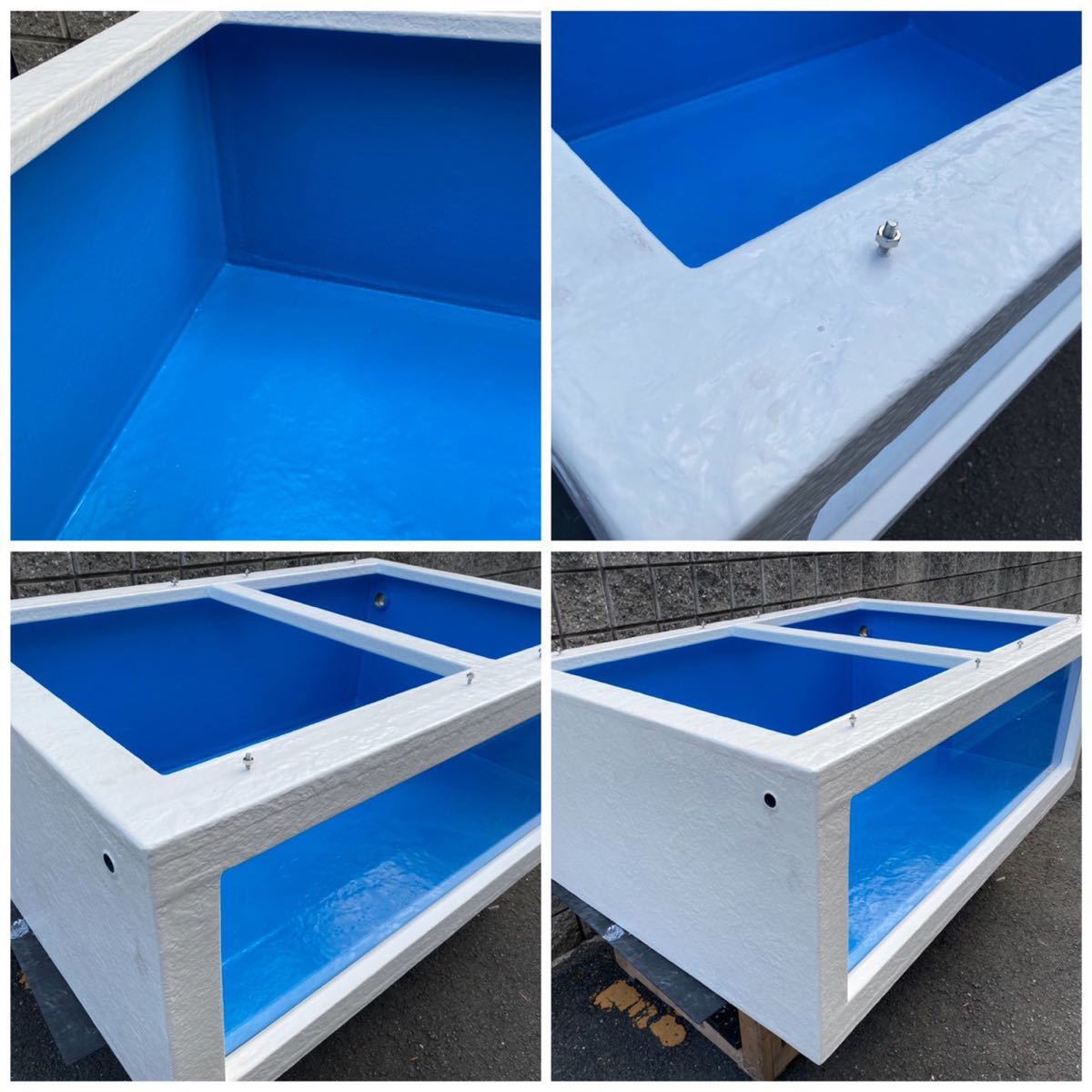 FRP製 アクリル大型水槽 1800/600/400新品未使用品 水槽のみ 東京