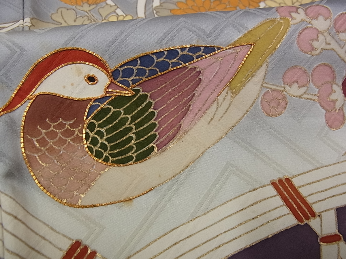 豪華振袖 暈し染め 着物屋こころ 駒刺繍 刺繍 平和屋着物▽豪華