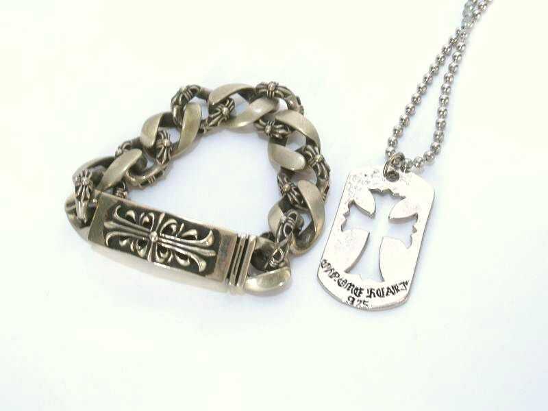 1円 シルバー ブレスレット ネックレス セット BV567