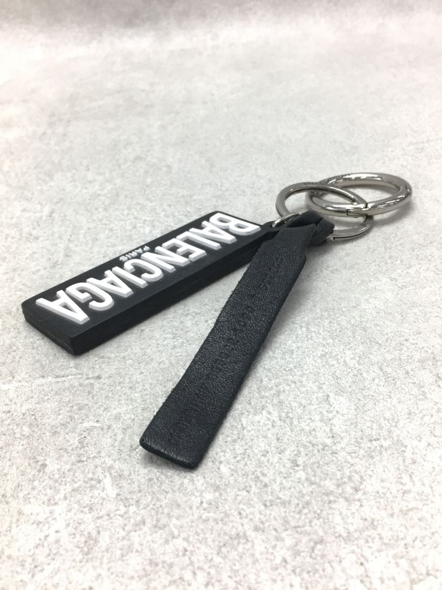 BALENCIAGA(バレンシアガ) | キーホルダー⁄レザー⁄BLK 中古品の