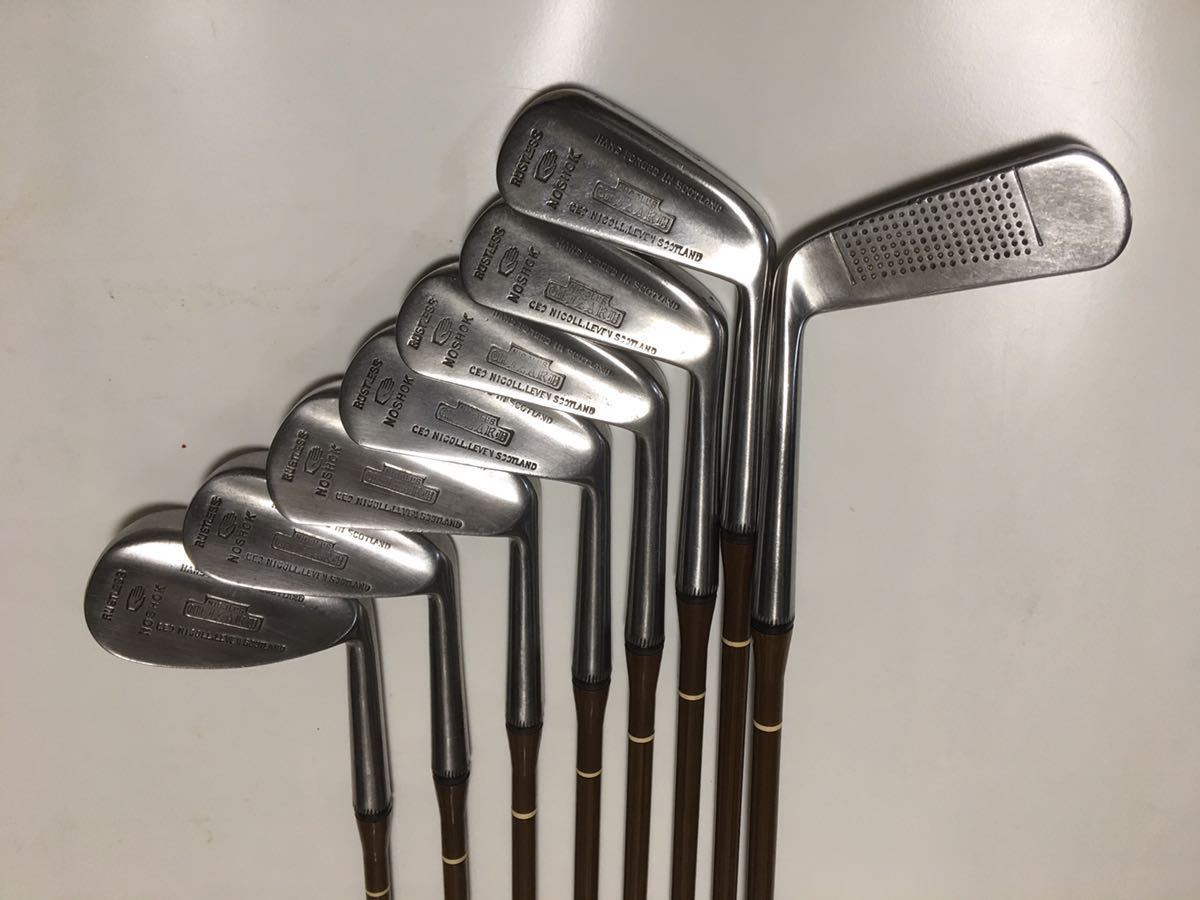 数量限定，限定SALE NICOLL.LEVEN SCOTLAND スコットランドのジョウジ ニコール社のハンドメイドゴルフクラブセット(セット)｜売買されたオークション情報、yahooの商品情報をアーカイブ公開 - オークファン 男性右きき用