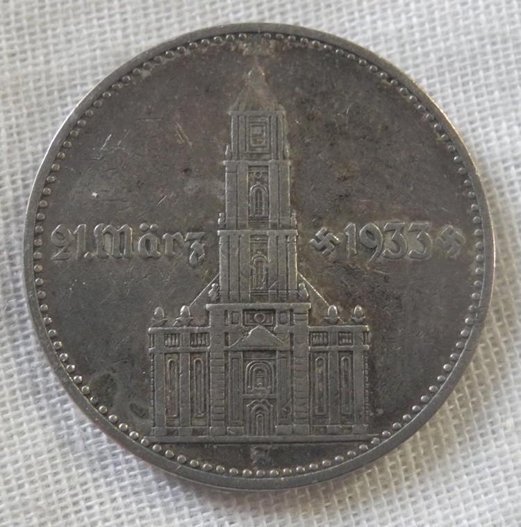 ドイツ ドイツ第三帝国 1937年 Yahoo!オークション 第三帝国 5M銀貨×2