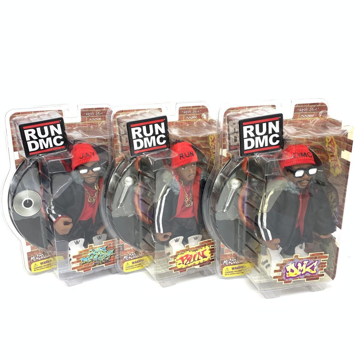 定番，新作】 ◇MEZCO メズコ RUN DMC 3体セット◇ フィギュア/ラップ
