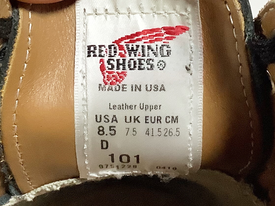 0 ポストマン WING RED POSTMAN REDWING レッドウィング Postman 26.5cm OXFORD Oxford ブラック 8.5D (レッドウィング) [レッドウィング] PAY