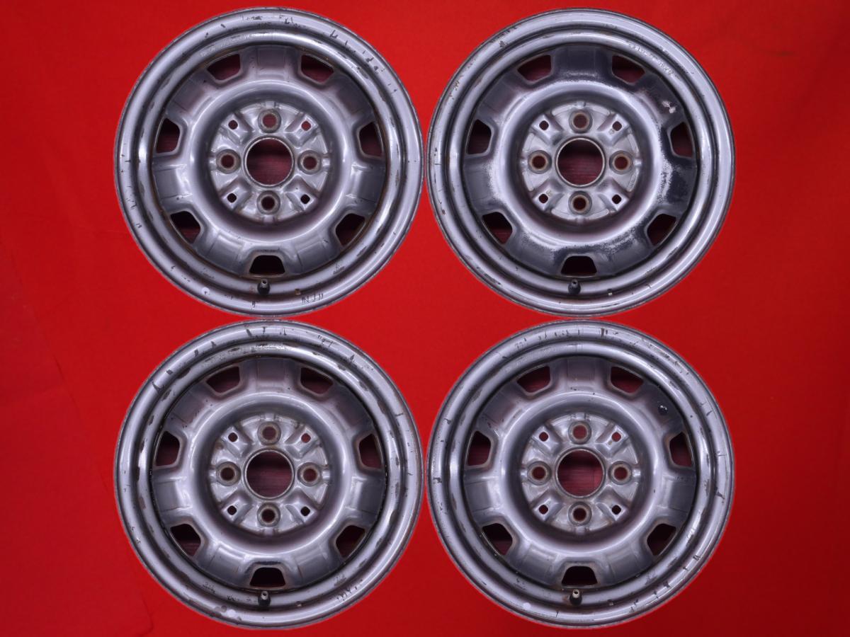 激安 中古 4本セット 】 トヨタ 純正 スチールホイール 鉄ホイール 13 