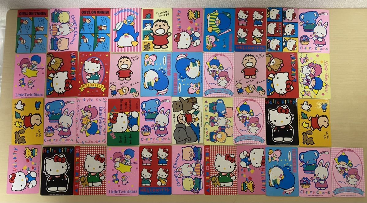 レトロ サンリオ キャラクターカード アドレスカード 41枚 タキシード