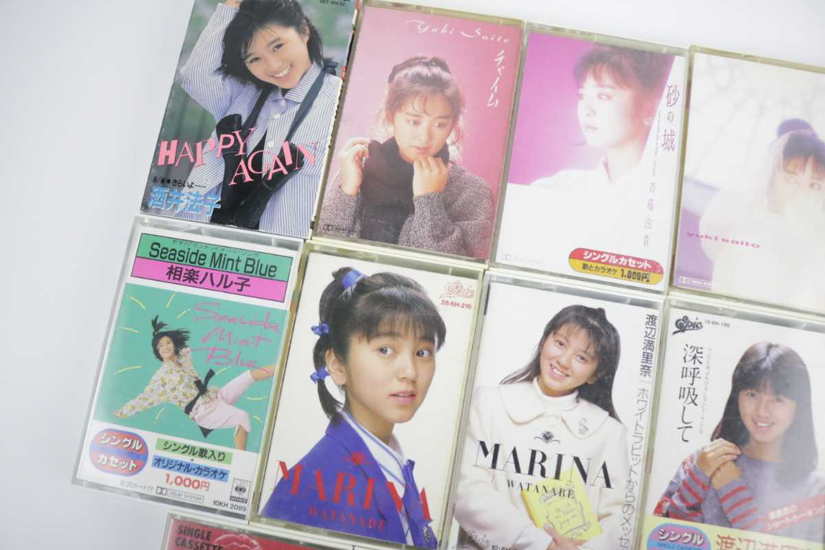 80〜90年代 アイドル カセットテープ 14本セット 南野陽子/斉藤由貴