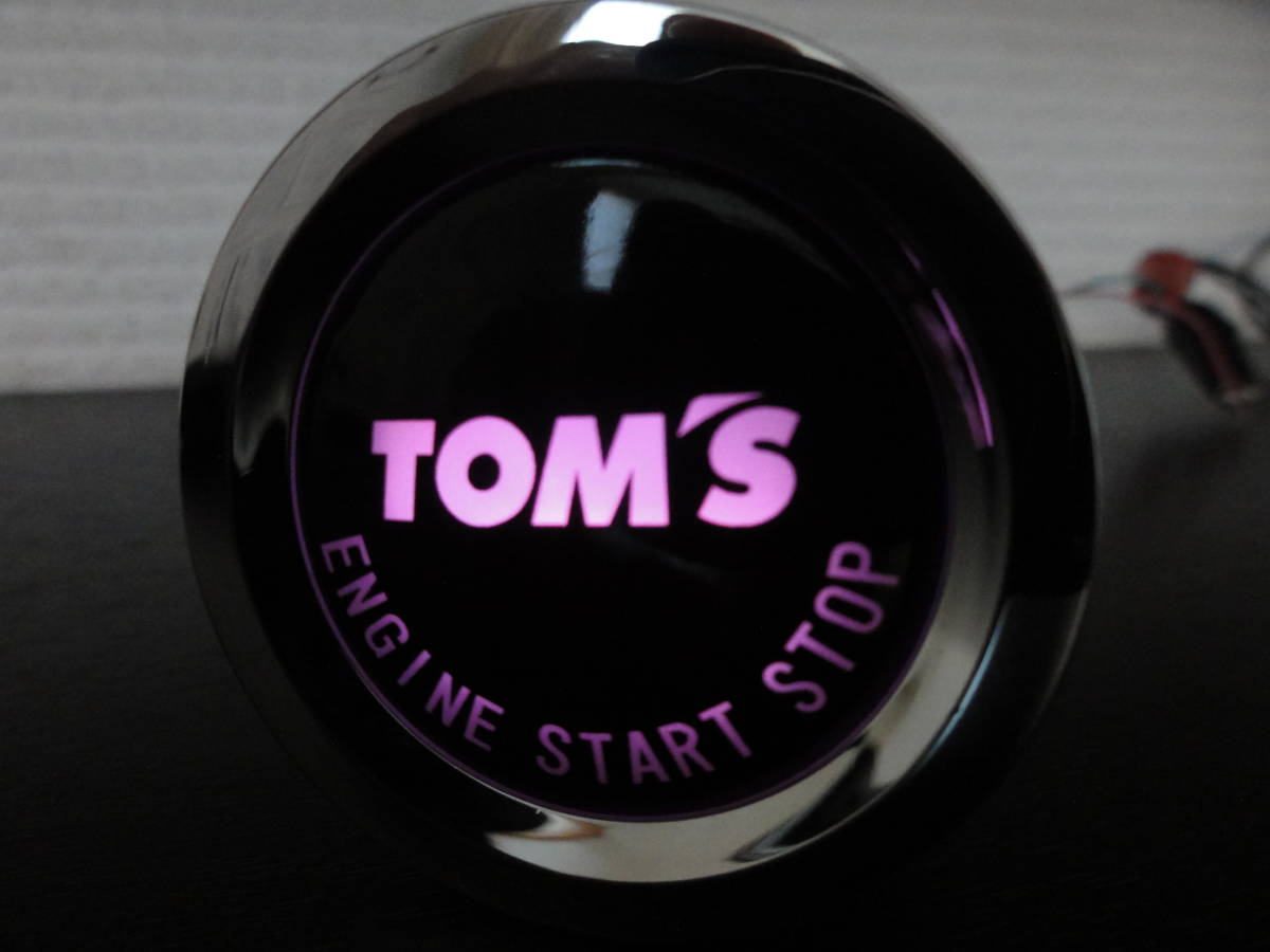 TOM'S トムス☆トヨタ純正!! 8ピン エンジンプッシュスタートスイッチ