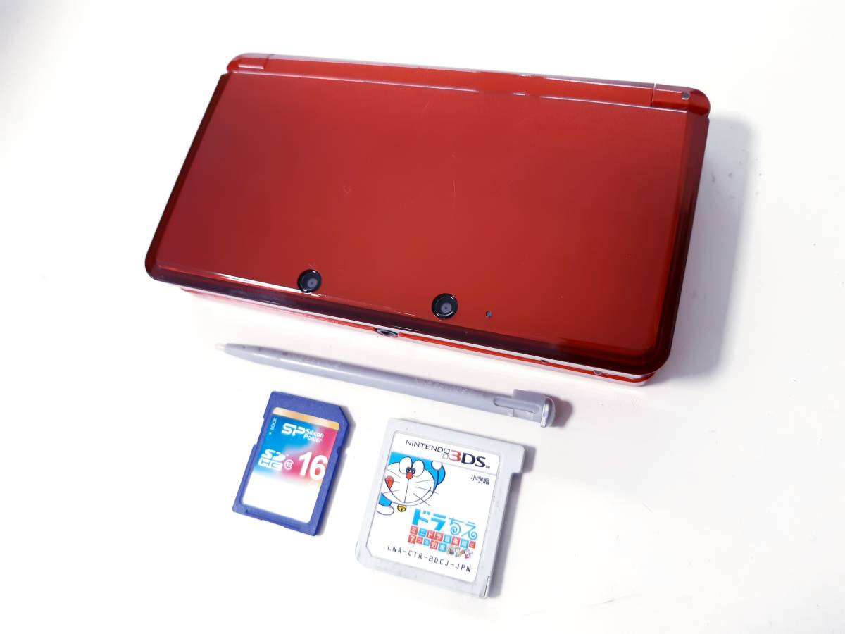 得価，低価 み 有り Nintendo 任天堂 ３ＤＳレッド本体＋３DSソフト ドラちえ ＋SDカード１６GB(ニンテンドー3DS本体)｜売買されたオークション情報、yahooの商品情報をアーカイブ公開 - オークファン ニンテンドー3DS本体