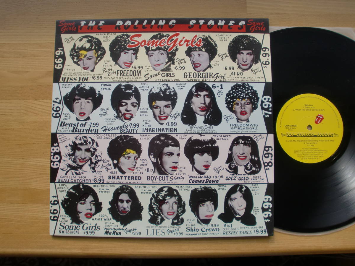 送料無料，限定SALE SOME GIRLS/ROLLING STONES/UK Org盤 LP/無修正ジャケット/(Rolling Stones)｜売買されたオークション情報、yahooの商品情報をアーカイブ公開 - オークファン R