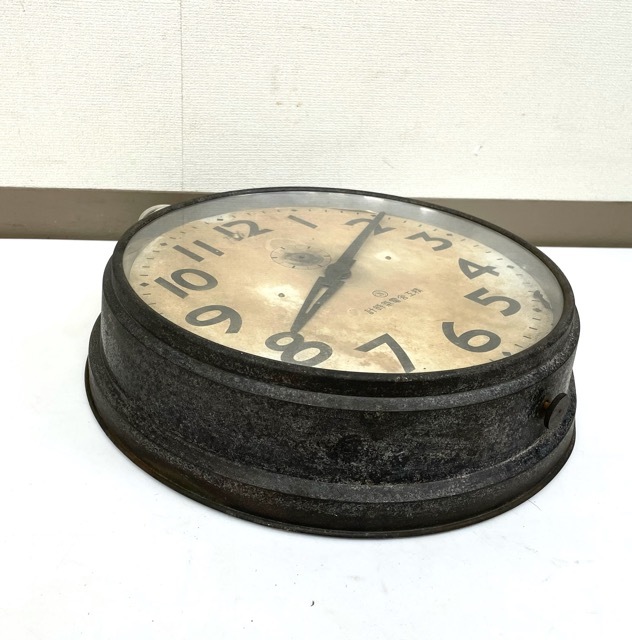 ジャンク 精工舎 壁掛け時計 丸時計 セイコー 丸型 ラウンドクロック  