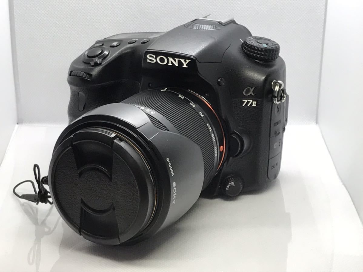 驚きの破格値，新品 ジャンク SONY &alpha;77ⅱ ICLA-77M2レンズDT 3.5-6.3/18-200 バッテリー 充電器付き 撮影可能(ソニー)｜売買されたオークション情報、yahooの商品情報をアーカイブ公開 - オークファン ソニー