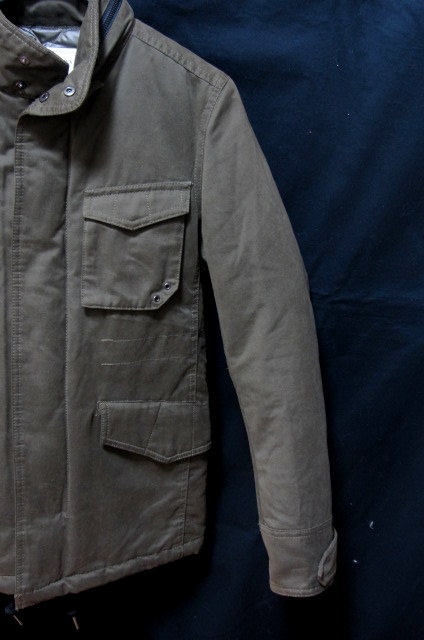 東京西川 X ナノユニバース M-65デザイン 美タイト極上ダウン