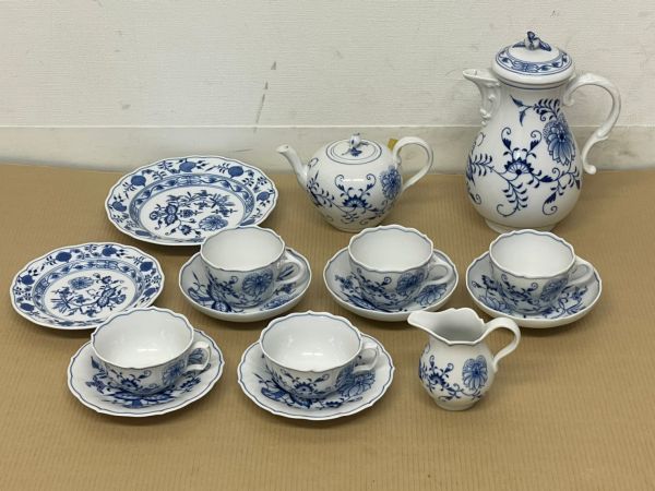 V488-O11-479 MEISSEN マイセン 茶器セット ティーポット カップ 