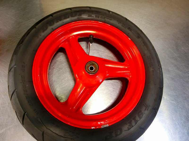  NSR50 フロントホイール 12ｘ2.50 3本スポーク ペイント AC10 NSR80 前期型(フロント)｜売買されたオークション情報、yahooの商品情報をアーカイブ公開 - オークファン ホンダ用