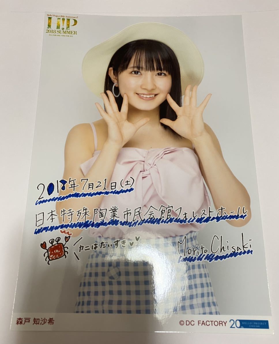 森戸知沙希 A5ワイド生写真⑤ ハロプロ モーニング娘。 (モーニング娘