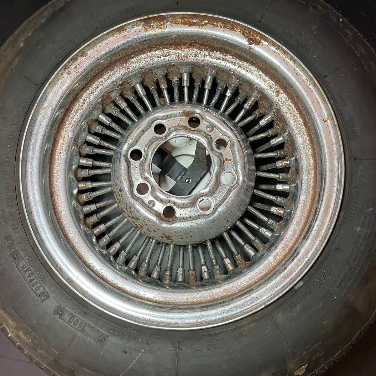 McLEAN REV 4本セット まとめて ホイール 13インチ マクリーン ヘラフラ ローライダー JDM 深リム 詳細サイズ不明 センターキャップ 有 15インチ マクリーン（McLEAN）ワイヤーホイール - Yahoo 13イン メルカリ