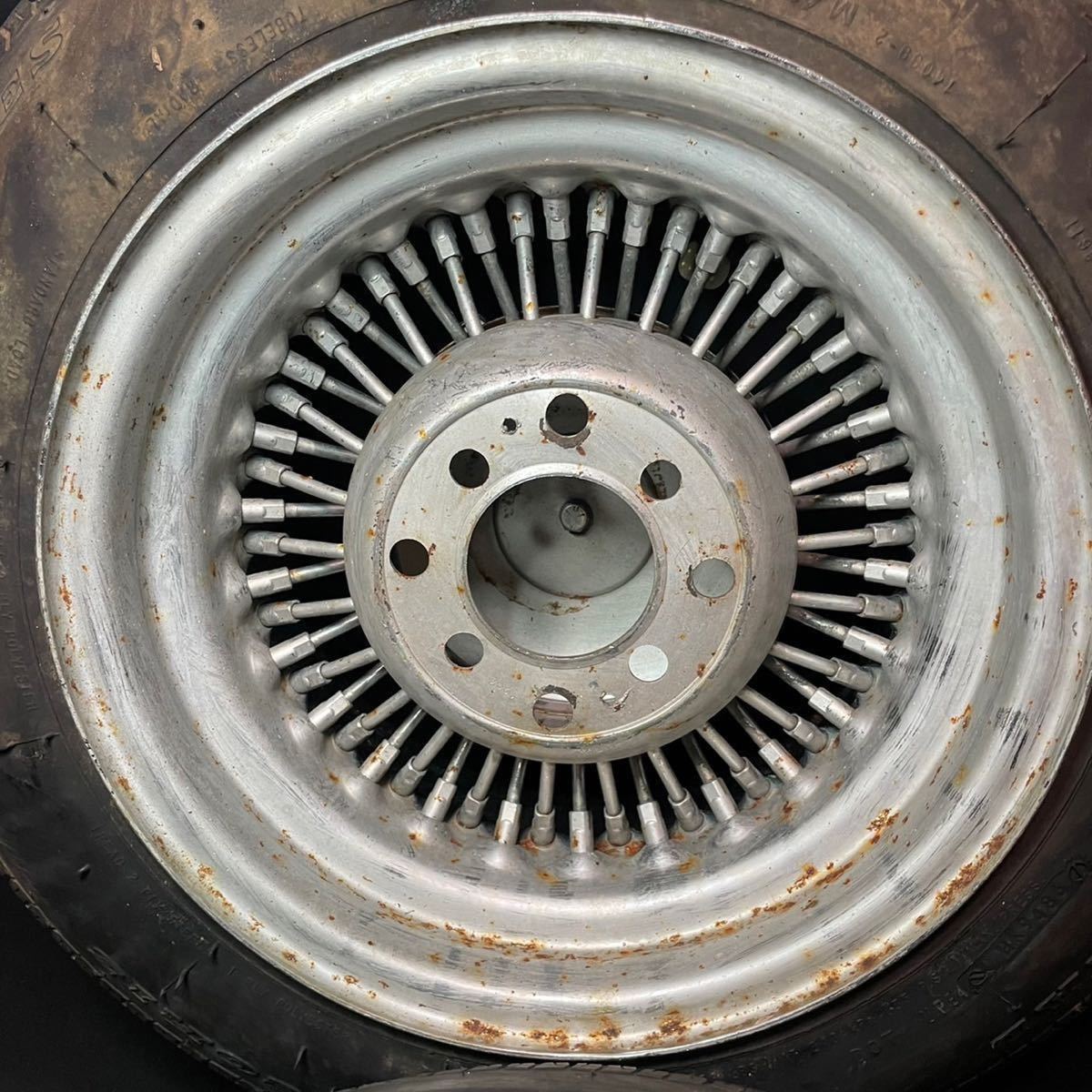 McLEAN REV 4本セット まとめて ホイール 13インチ マクリーン ヘラフラ ローライダー JDM 深リム 詳細サイズ不明 センターキャップ 有 15インチ マクリーン（McLEAN）ワイヤーホイール - Yahoo 13イン メルカリ