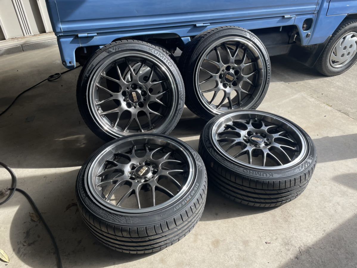 BBS RS-GT 18インチ 8.5j 9.5j PCD120 BMW E36 E46 E90(ラジアルタイヤ 