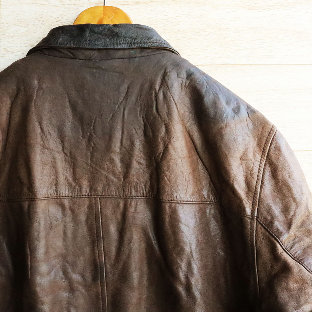 チャプスラルフローレンレザージャケット2XL ブラック