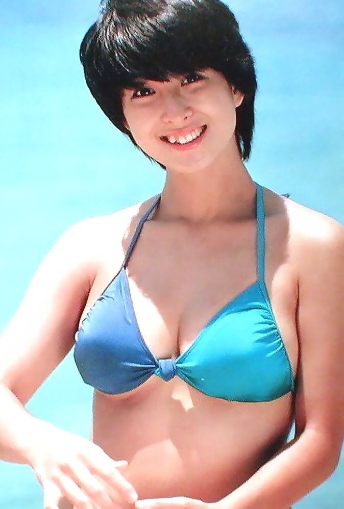 河合奈保子 写真 3枚 DB ☆ ビキニ 生写真 当時 ビキニ 水着 昭和
