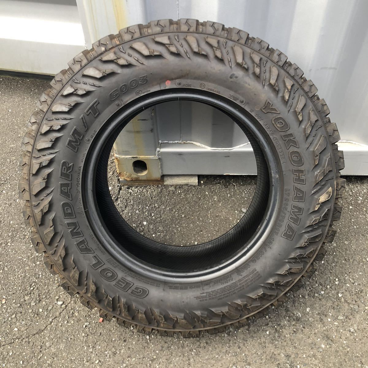 YOKOHAMA ヨコハマ ジオランダーMT G003 265/70R17 4本(17インチ