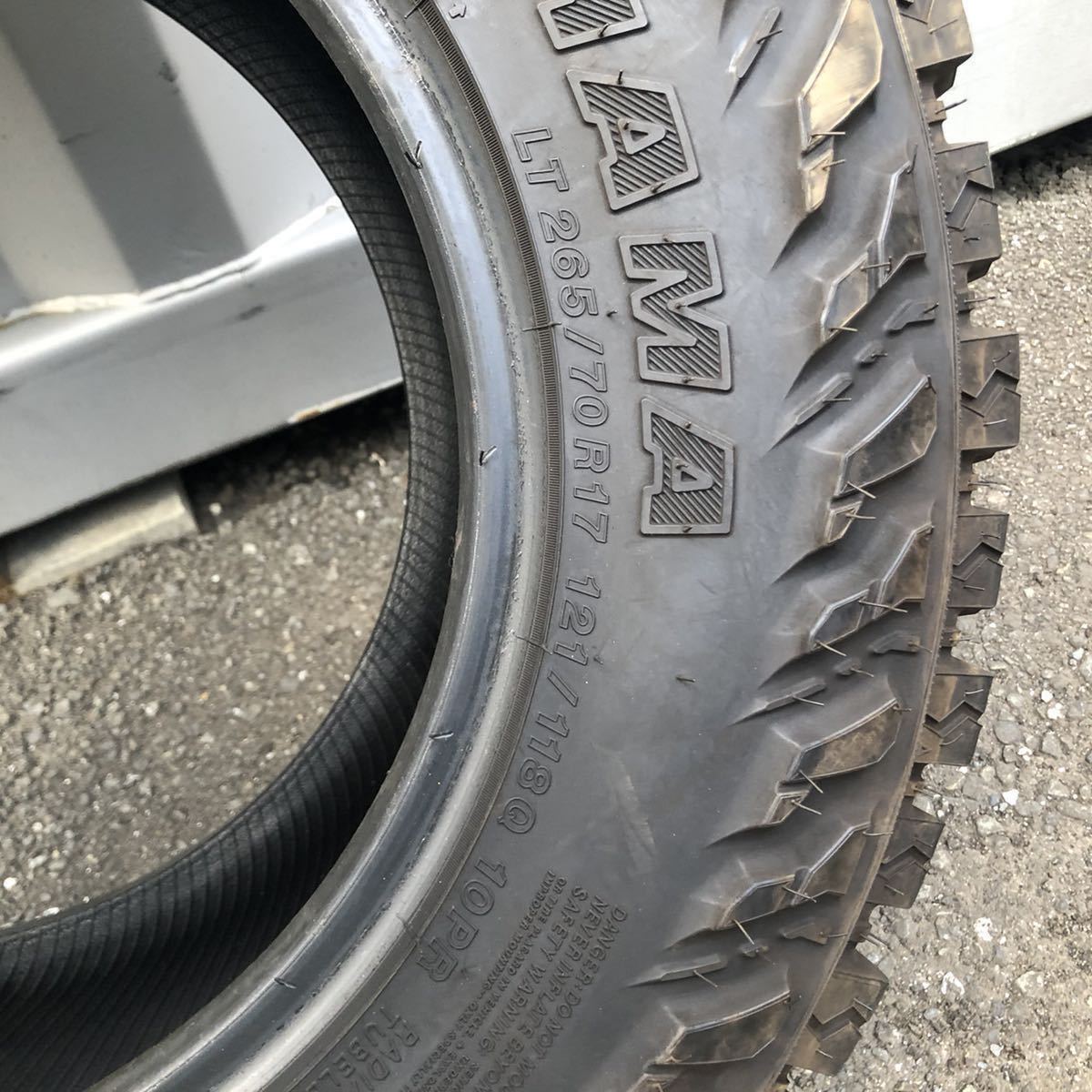 YOKOHAMA ヨコハマ ジオランダーMT G003 265/70R17 4本(17インチ