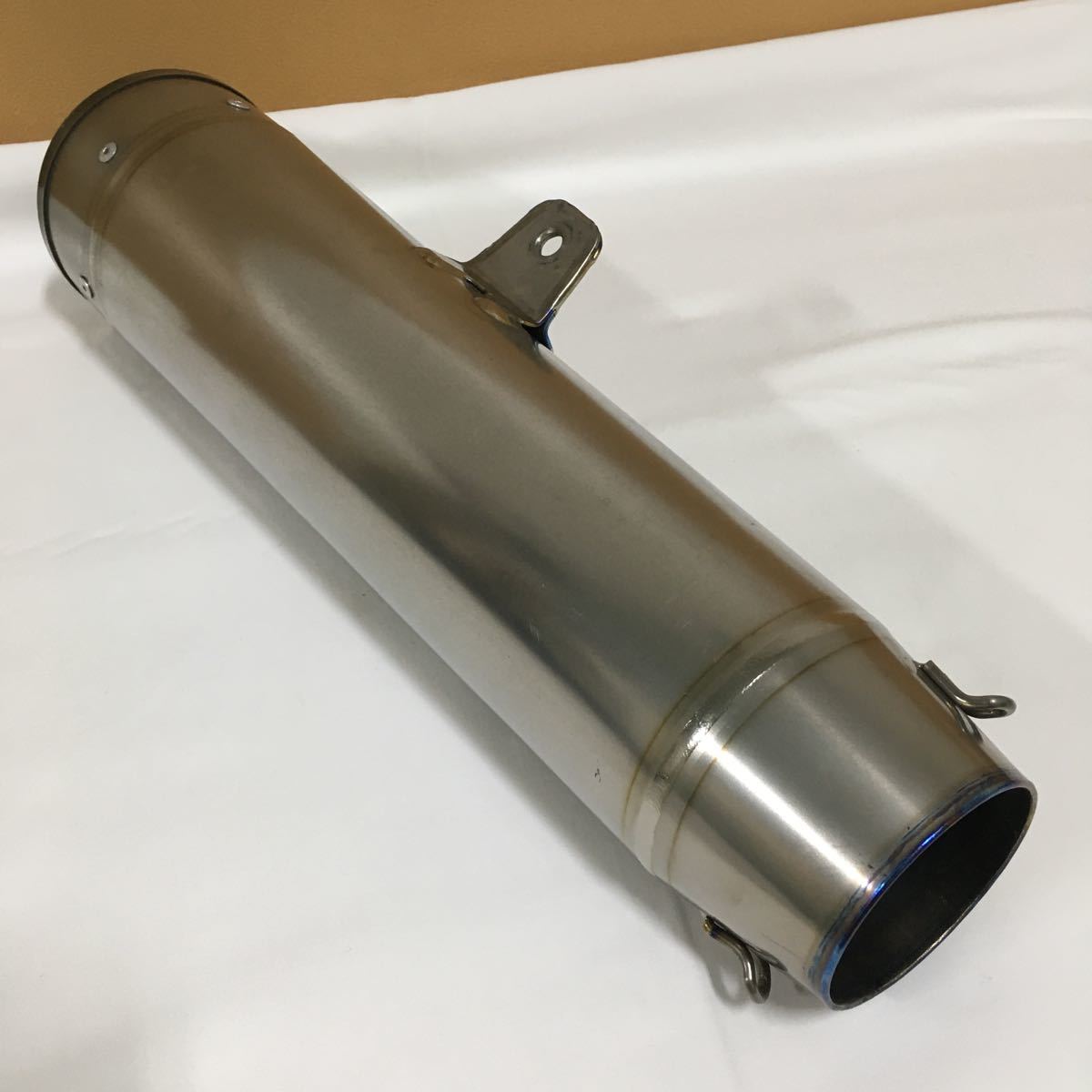 原田消音器 ワンオフ メガホン チタンサイレンサー 差込60.5 バッフル