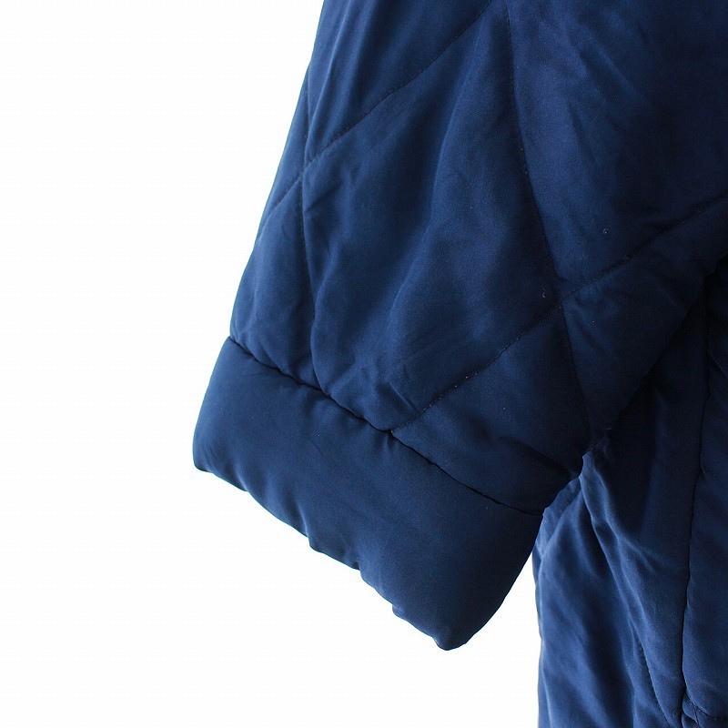 セリーヌ CELINE ヴィンテージ キルティングコート 中綿 ロング丈 絹 シルク M 青 ブルー ■GY2 /SI28 レディース セリーヌ CELINE キルティングコート coat(セリーヌ)キルティングコート CELINE（ロングコート）のフリマアイテム一覧 公式RAGTAG