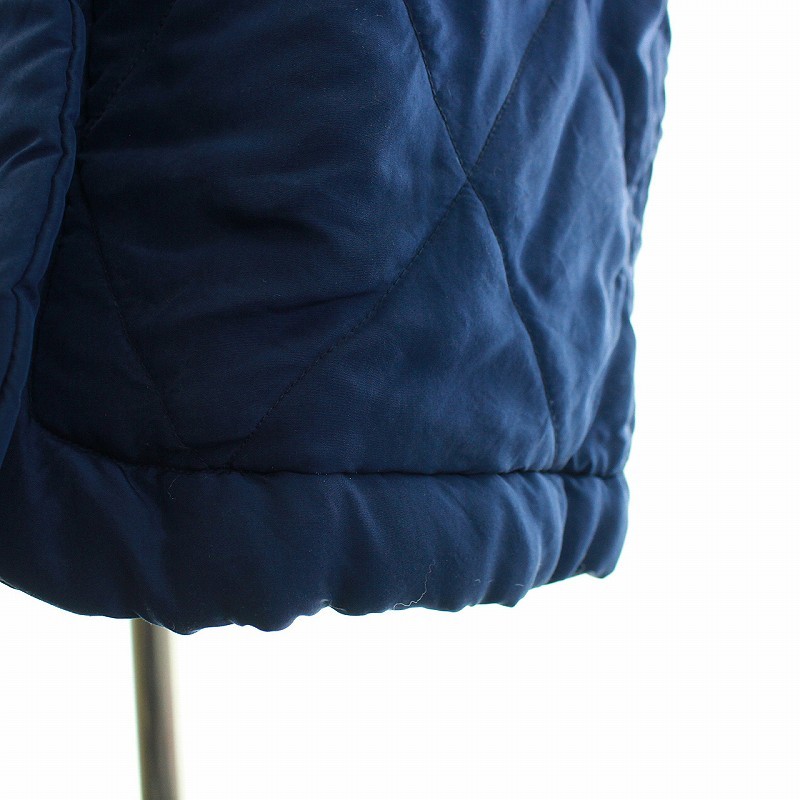 セリーヌ CELINE ヴィンテージ キルティングコート 中綿 ロング丈 絹 シルク M 青 ブルー ■GY2 /SI28 レディース セリーヌ CELINE キルティングコート coat(セリーヌ)キルティングコート CELINE（ロングコート）のフリマアイテム一覧 公式RAGTAG