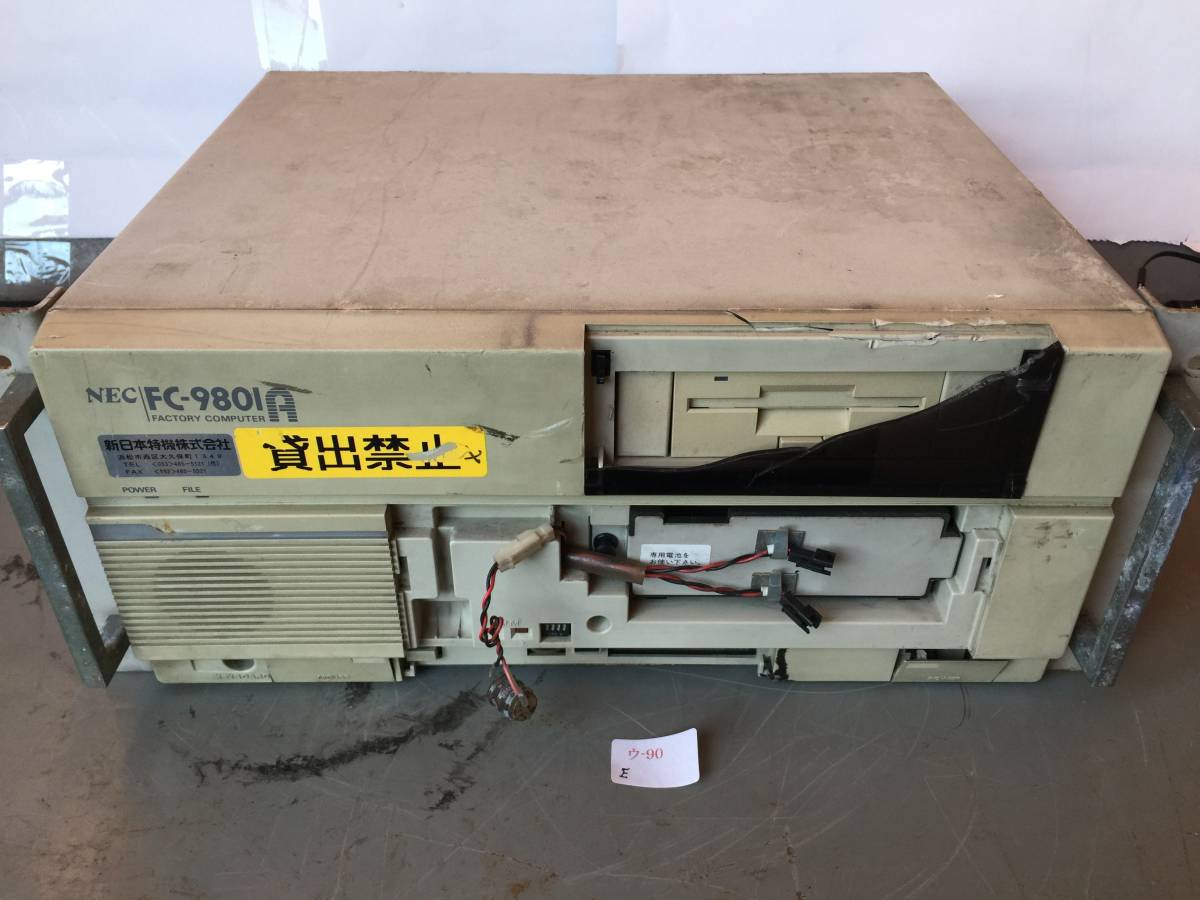 ウ90 ジャンク品NEC ファクトリコンピュータ FC-9801A 本体 Yahoo