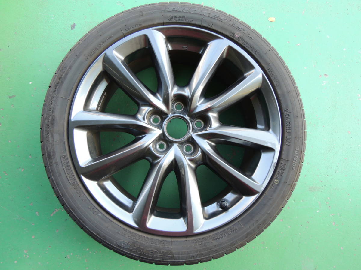 △△ MAZDA3 マツダ3 BP5P 純正ホイール・タイヤ 18X7J・215/45R18 1本 