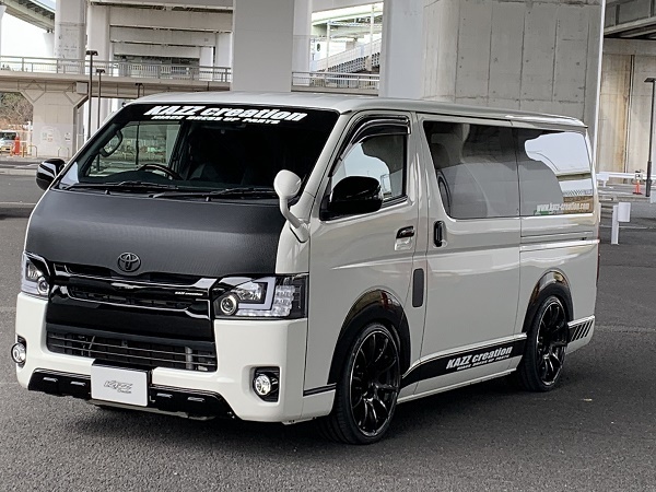 □8730□ハイエース200系 1-6型 ローダウンルックオーバーフェンダー