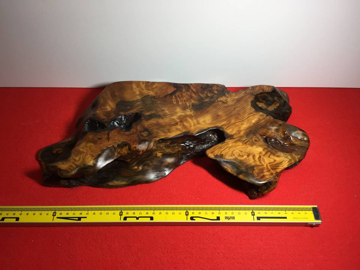 敷台529 銘木屋久杉工芸品 インテリア家具 世界遺産 花台 【公式通販】