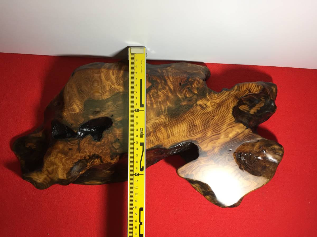 敷台529 銘木屋久杉工芸品 インテリア家具 世界遺産 花台 - 希少材