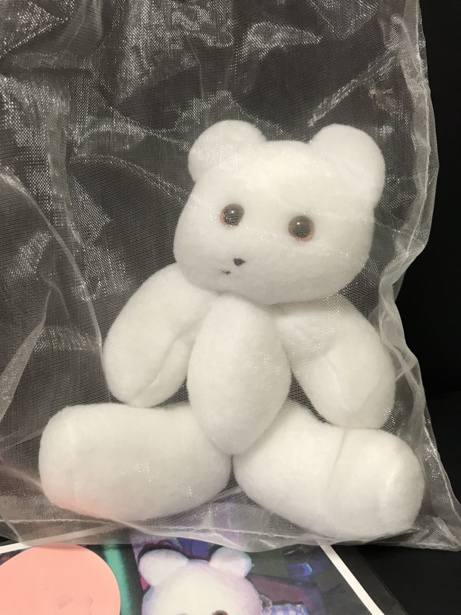 入手困難！くまきち ぬいぐるみ+チェキ2枚+ポストカードセット ハンドメイド 雷鳥つめ_2