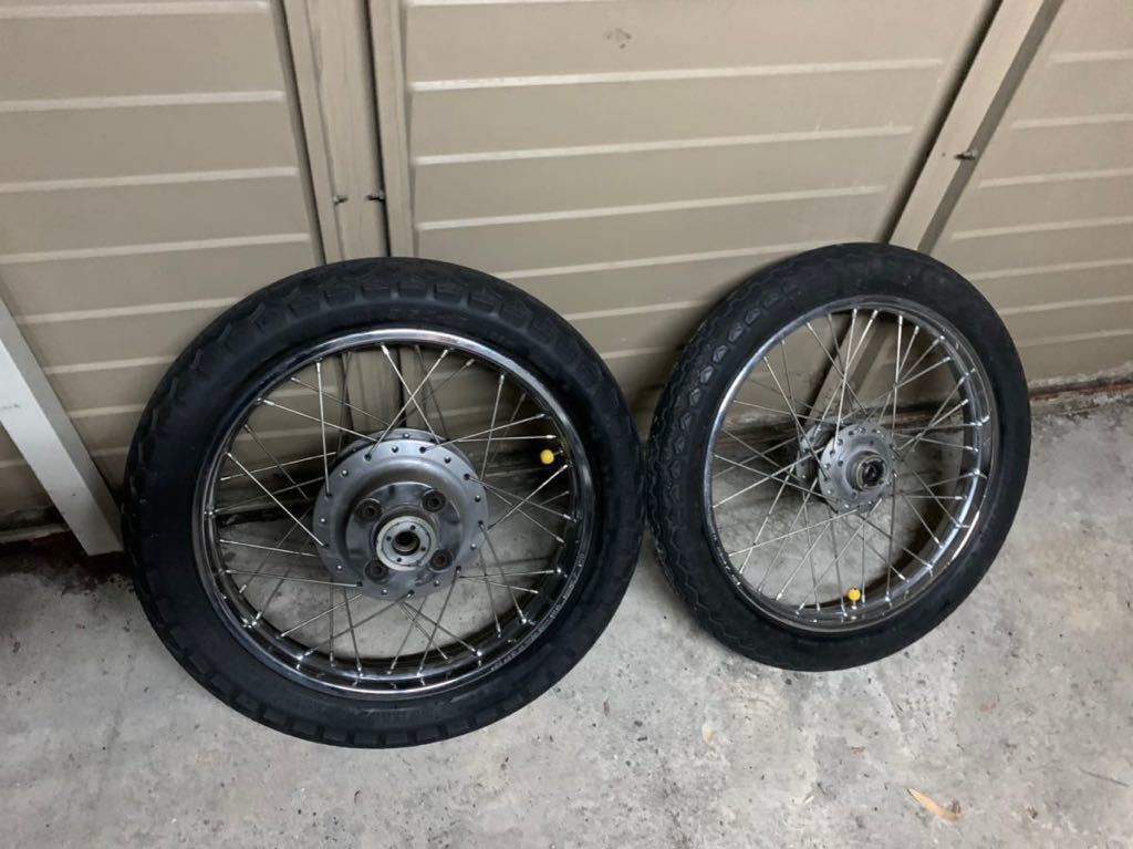 CB400F スポーク CB400four 0 1 前後セット CB400F純正ホイール タイヤ