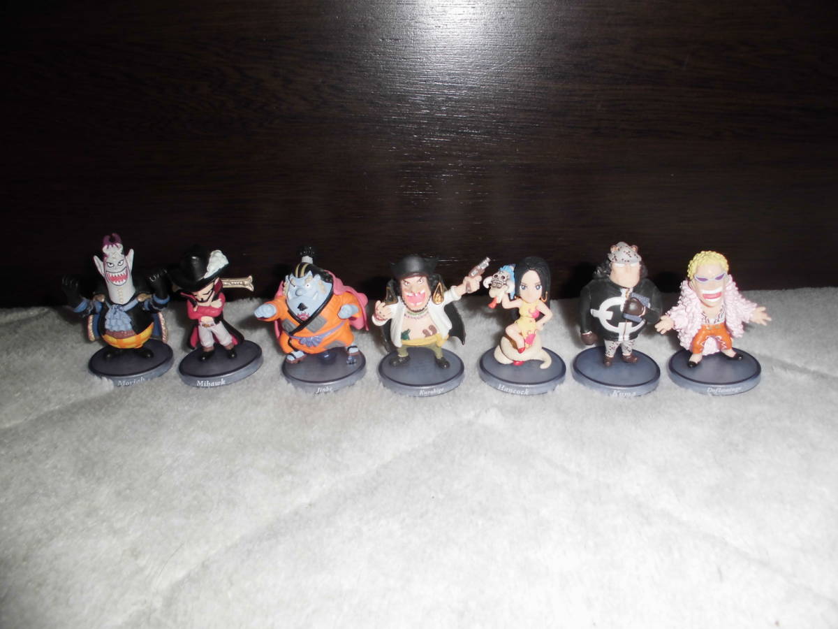 H091 ワンピース フィギュアコレクション 王下七武海 ７体 ハンコック ドンキホーテ ミホーク One Piece 売買されたオークション情報 Yahooの商品情報をアーカイブ公開 オークファン Aucfan Com