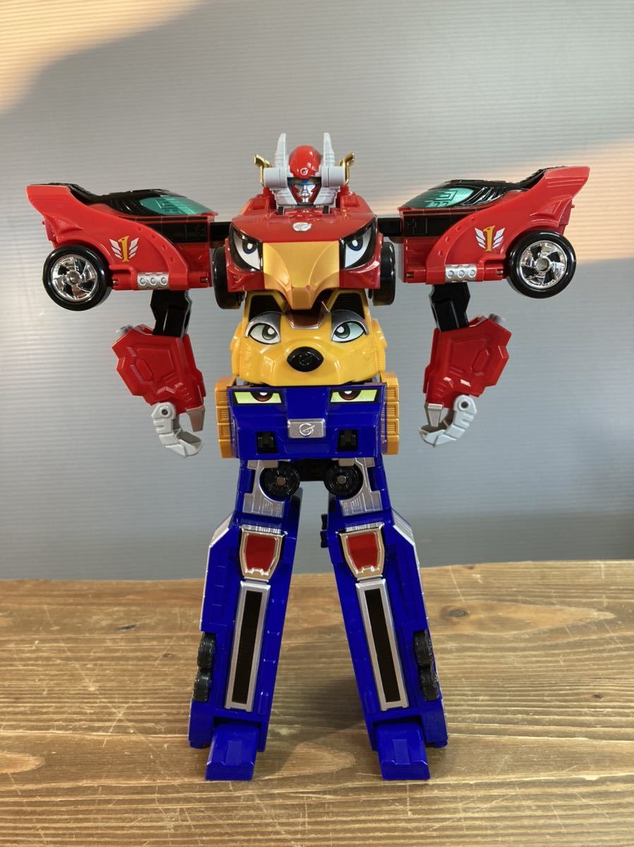 当時物 バンダイ 炎神戦隊ゴーオンジャー 炎神合体シリーズ01-03 DX 炎