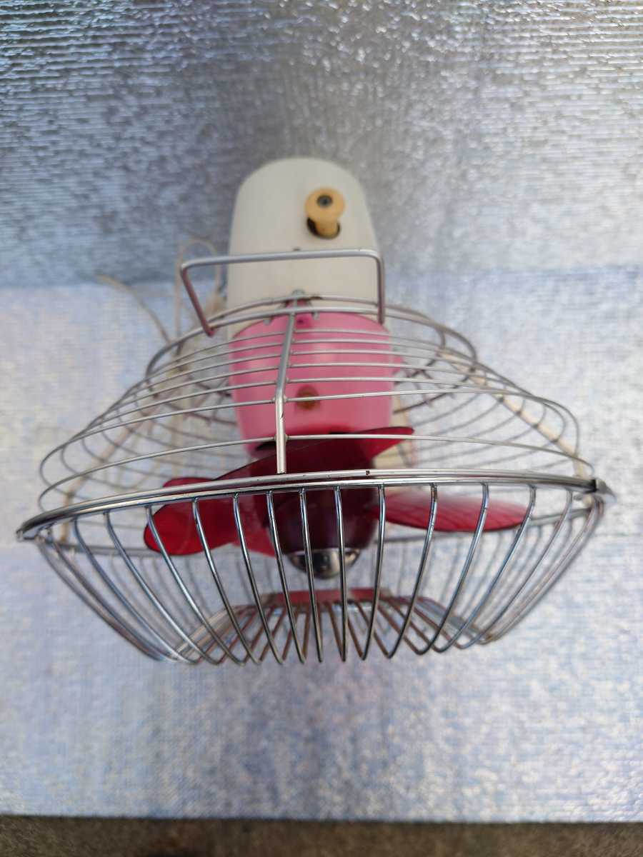 ジャンク品】National ナショナル 昭和レトロ 扇風機 F-20FZ ピンク